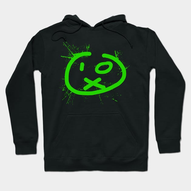 SMILEY  -  acid house green fluo 90s collector Hoodie by BACK TO THE 90´S